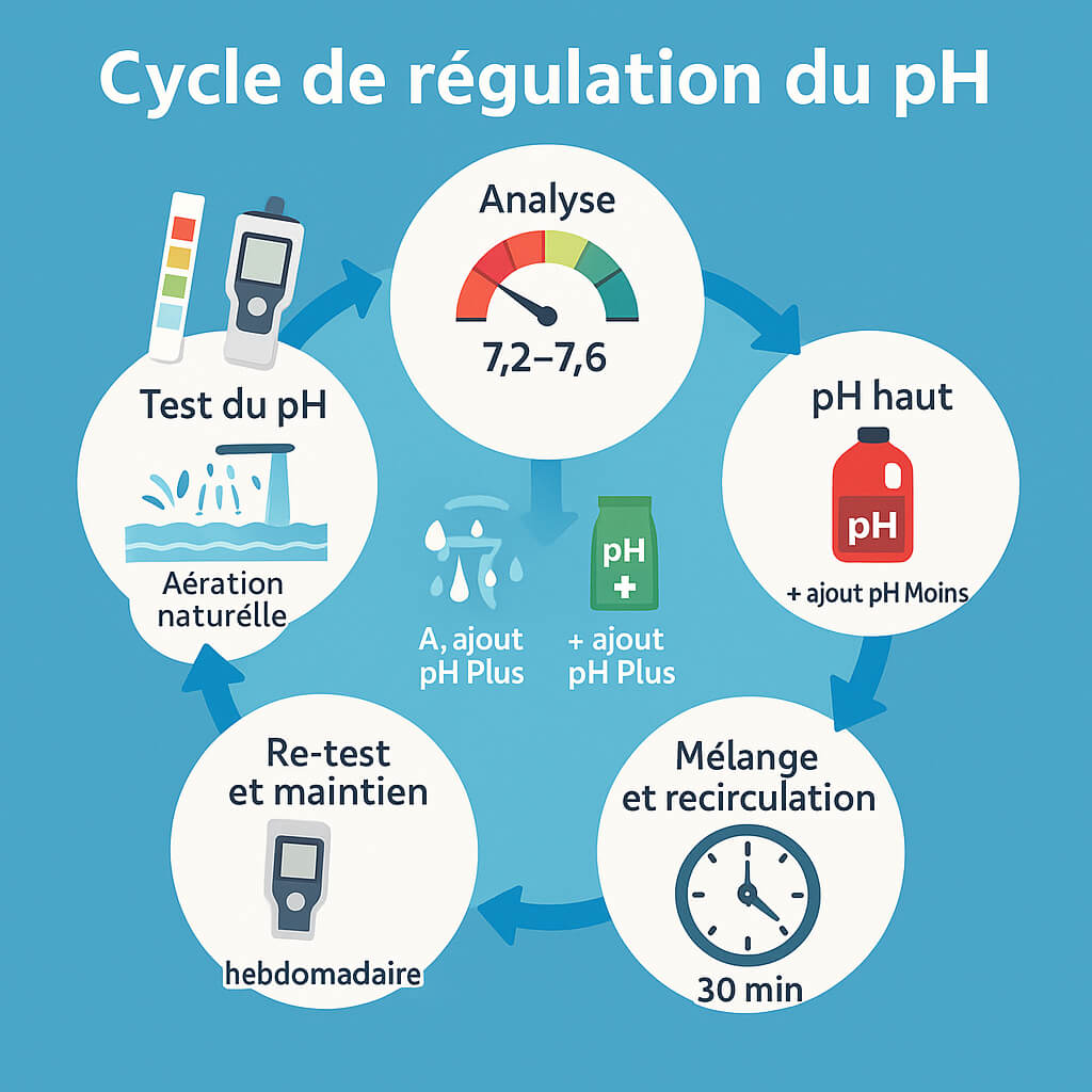 cycle du ph piscine