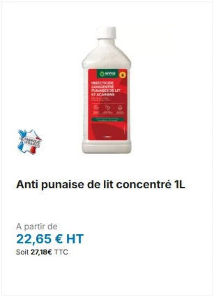 Anti punaise de lit concentré 1L