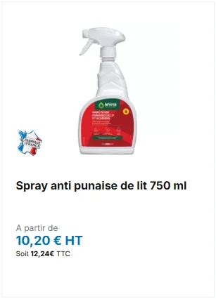 Spray anti punaise de lit 750 ml