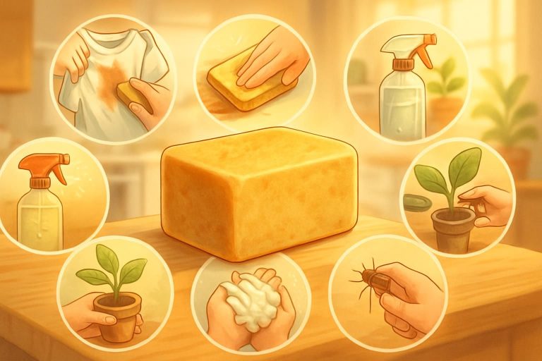 découvrez 8 façons ingénieuses d'utiliser le savon au fiel de bœuf chez vous pour nettoyer, détacher et entretenir naturellement votre maison.