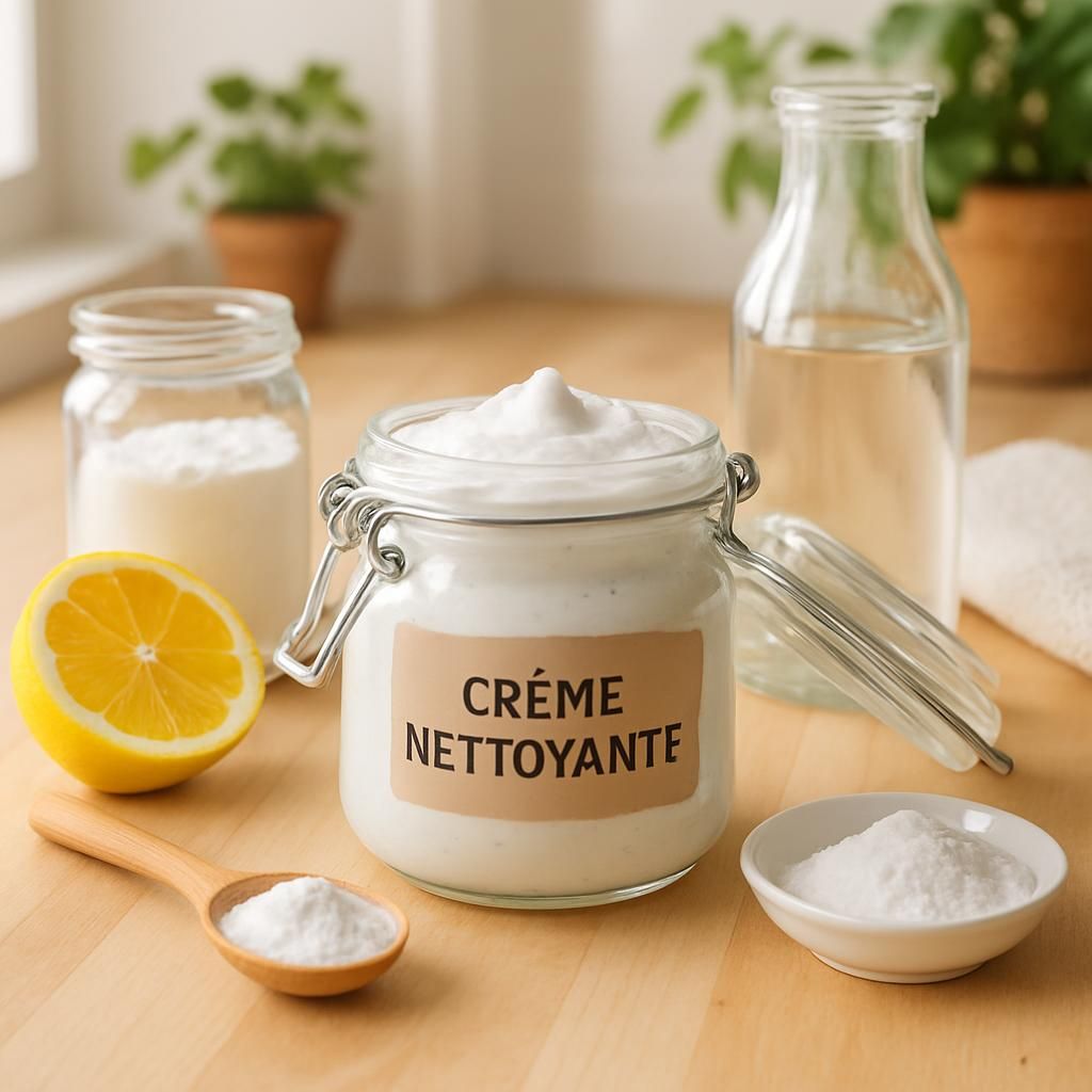 découvrez comment préparer votre propre crème nettoyante naturelle, économique et efficace pour un ménage éclatant et respectueux de l'environnement.