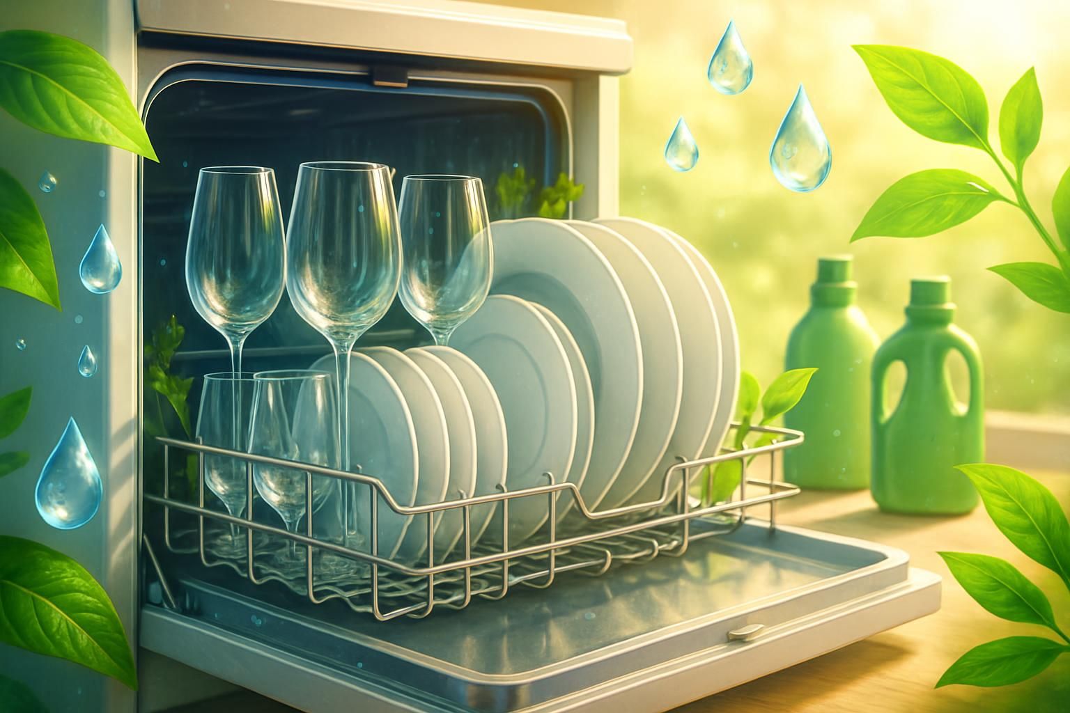 Lave-Vaisselle : L’Importance du Liquide de Rinçage et ses Alternatives Écologiques