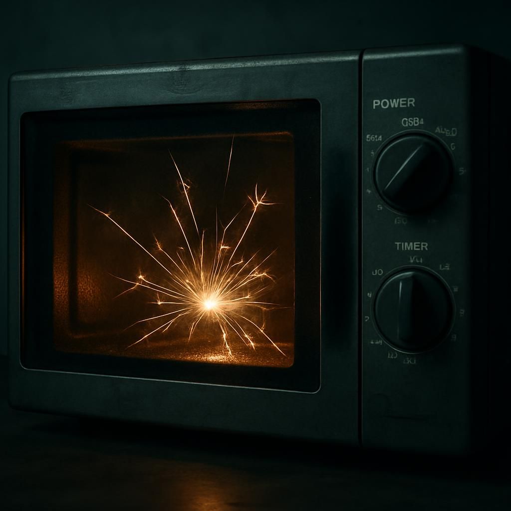 découvrez les 9 explications fascinantes derrière les étincelles dans votre micro-ondes et comprenez les mystères de ce phénomène courant mais surprenant.