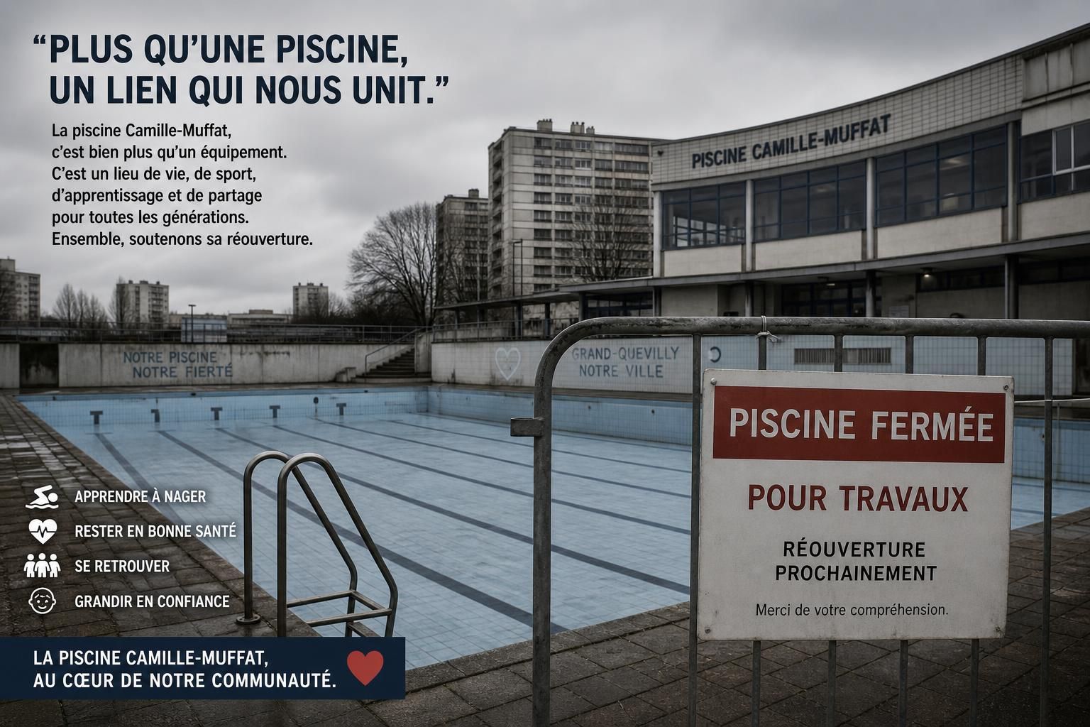 découvrez les raisons continues qui expliquent la fermeture de la piscine camille-muffat au grand-quevilly, et les impacts sur la communauté locale.