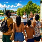 en allemagne, des baigneurs se voient refuser l'accès à une piscine pour ne pas parler allemand, suscitant un débat sur l'inclusion et la langue.