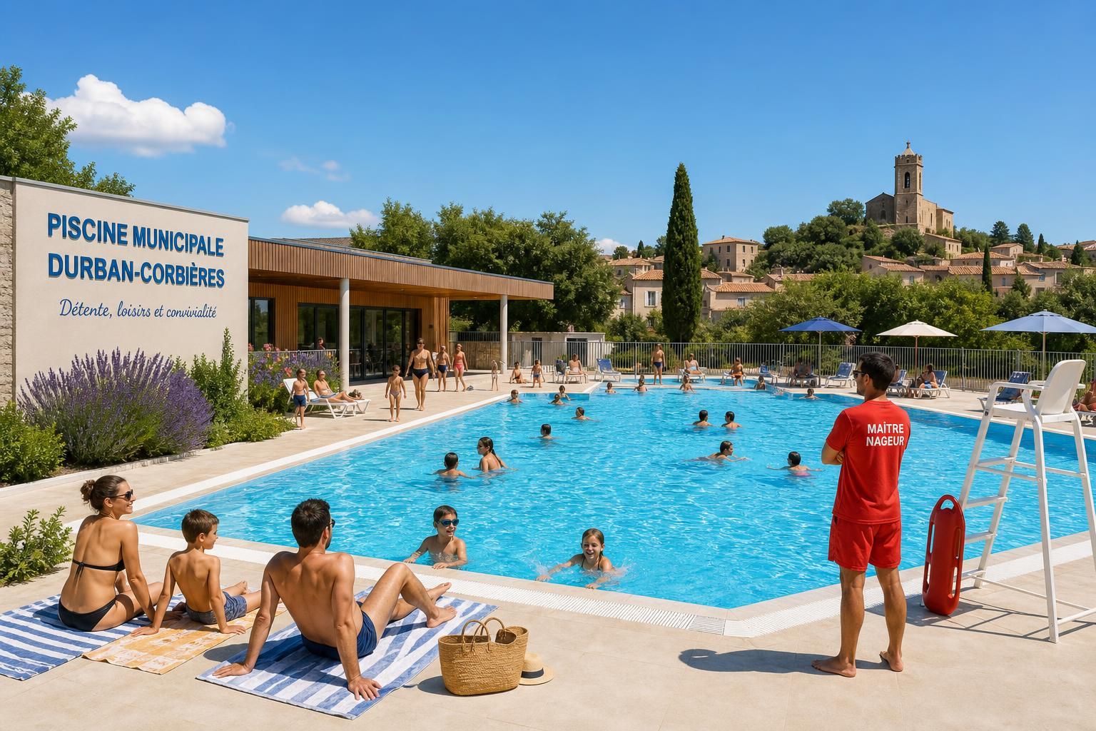 la piscine de durban-corbières rouvre ses portes pour la saison estivale. venez profiter à nouveau des plaisirs de l'eau et plonger dans un été rafraîchissant !
